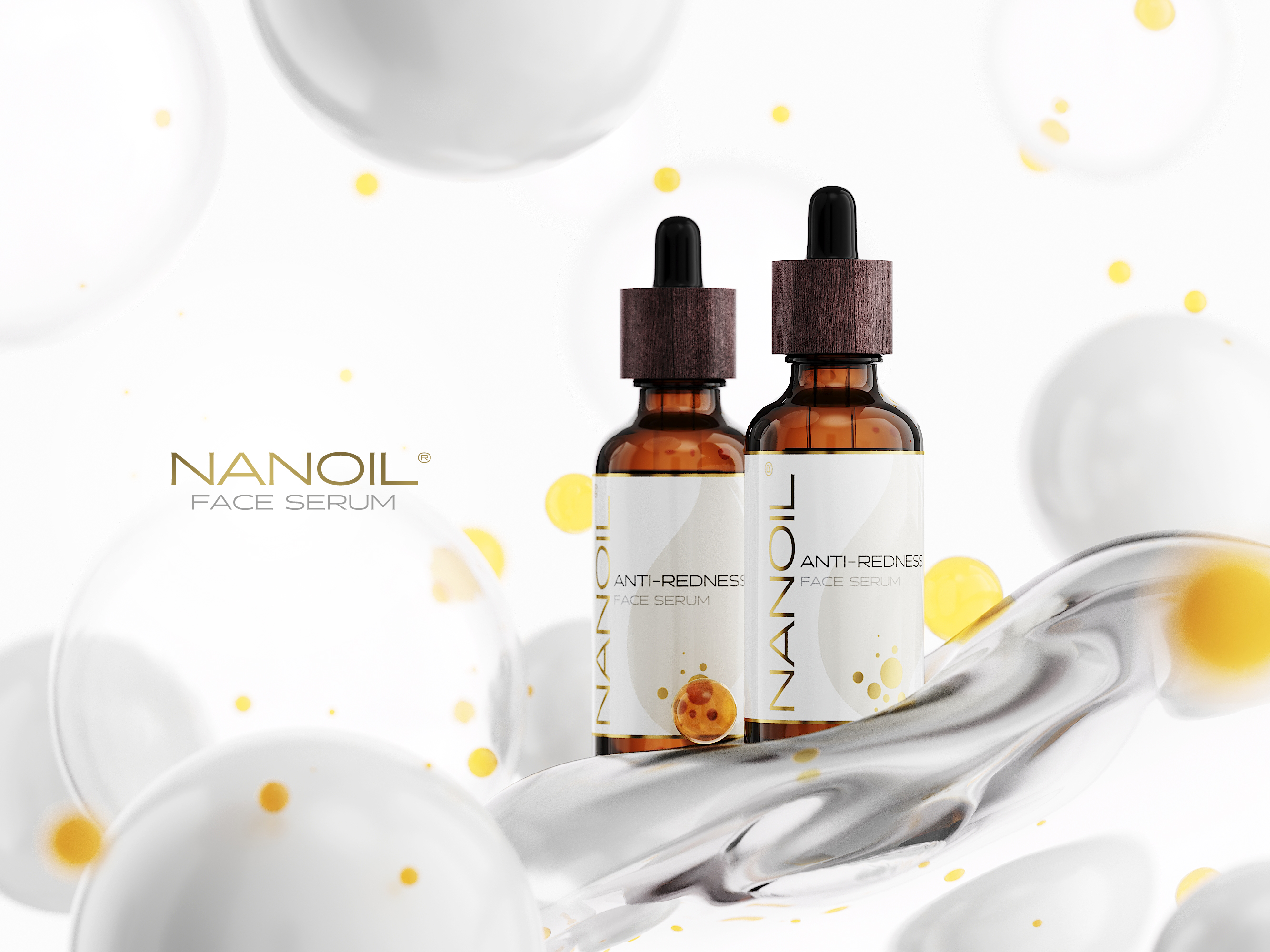 Nanoil Lieblingsserum für die Haut mit Neigung zu Couperose