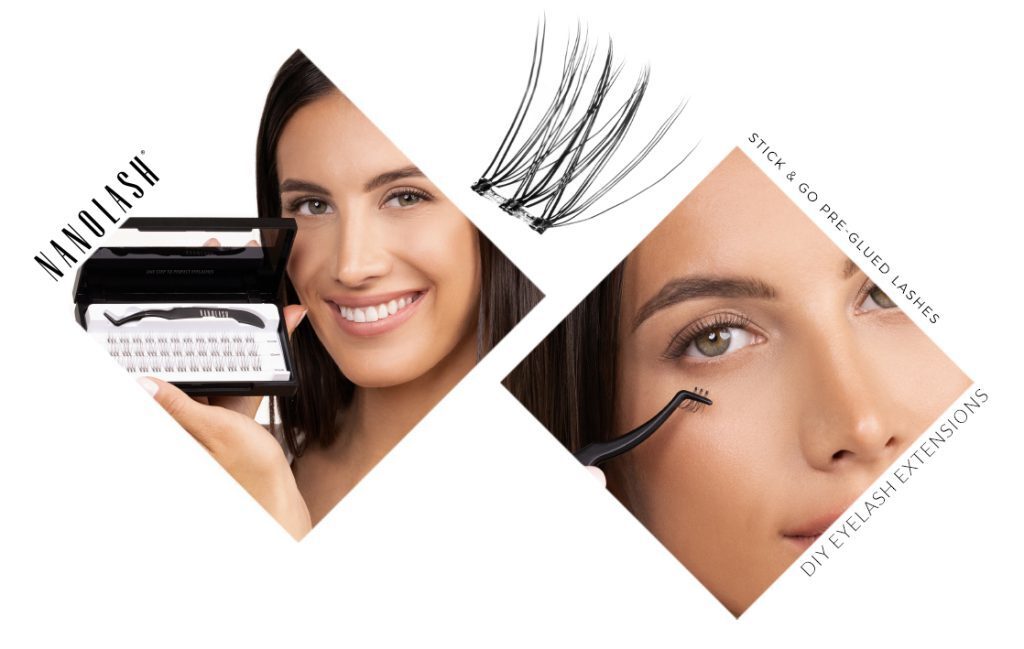Vorgeklebte Wimpern nanolash